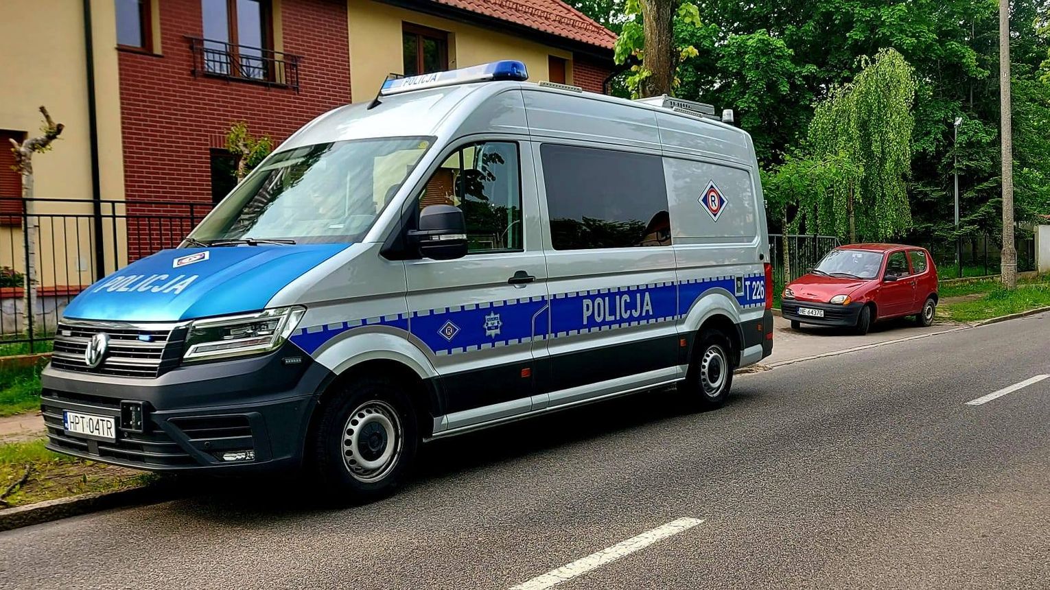 Kolizja przy ul. Moniuszki w Elblągu