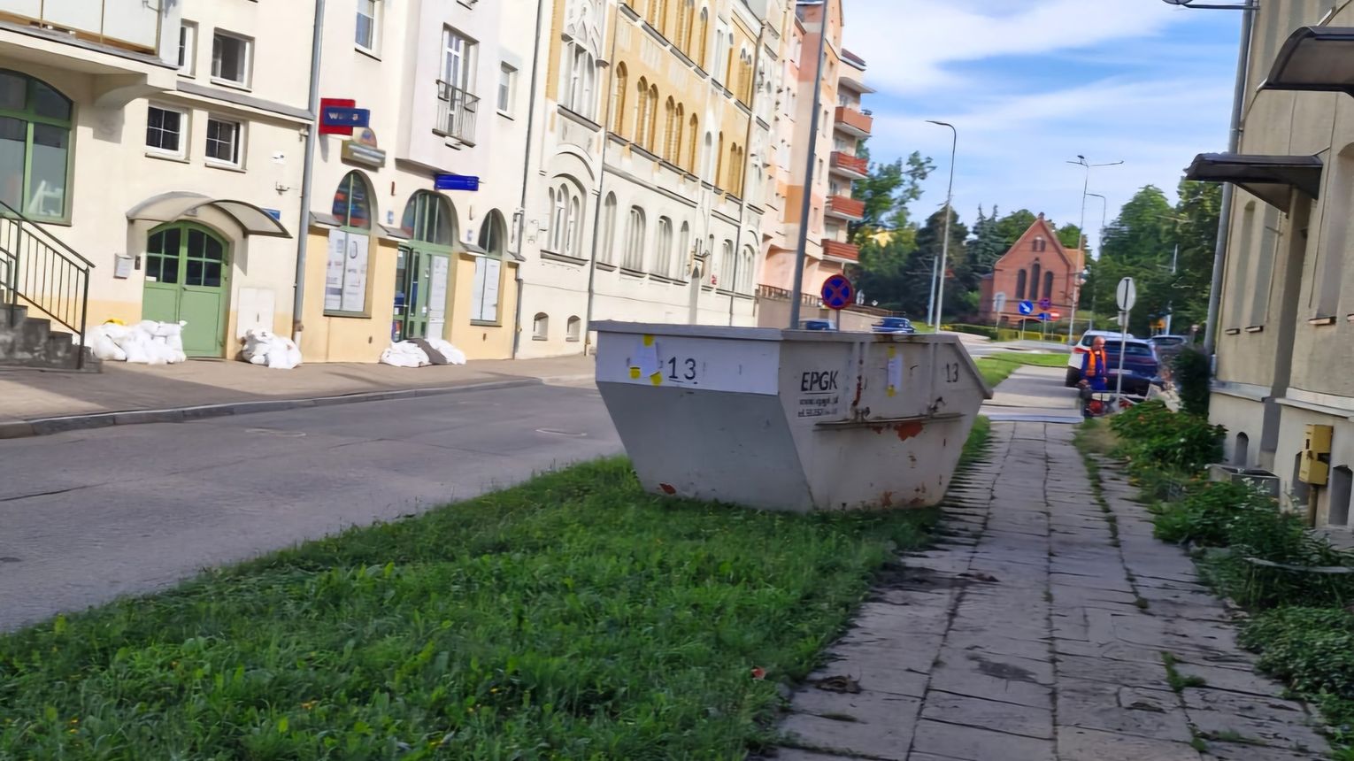 Kontenery na odpady popowodziowe