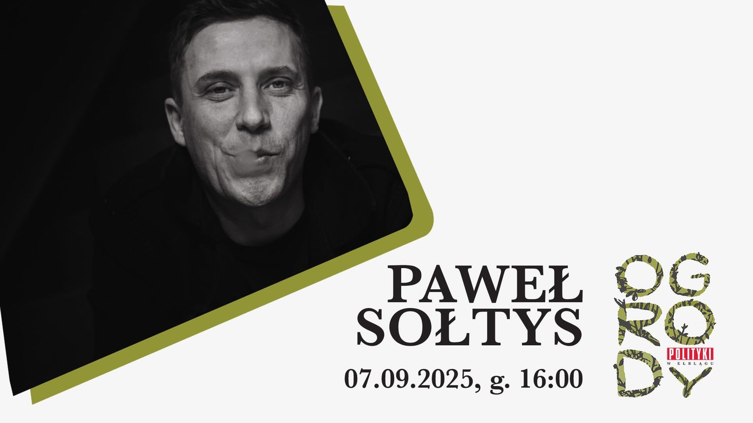 Paweł Sołtys (Pablopavo) gościem Festiwalu Ogrody POLITYKI