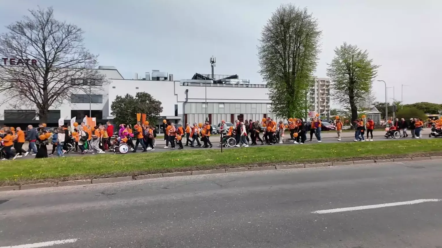 Przeszli ulicami Elbląga, by wesprzeć osoby z niepełnosprawnością