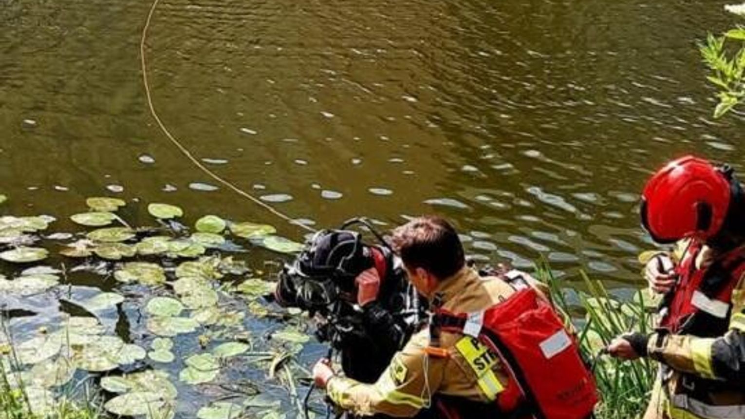 Tragiczne zdarzenie nad rzeką Elbląg. Utonął 51-latek