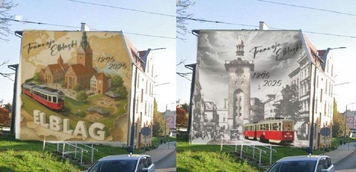 130 lat tramwajów w Elblągu. Wybierz mural jubileuszowy