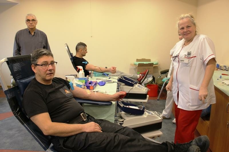 Braniewo: Kolejna akcja poboru krwi u strażaków