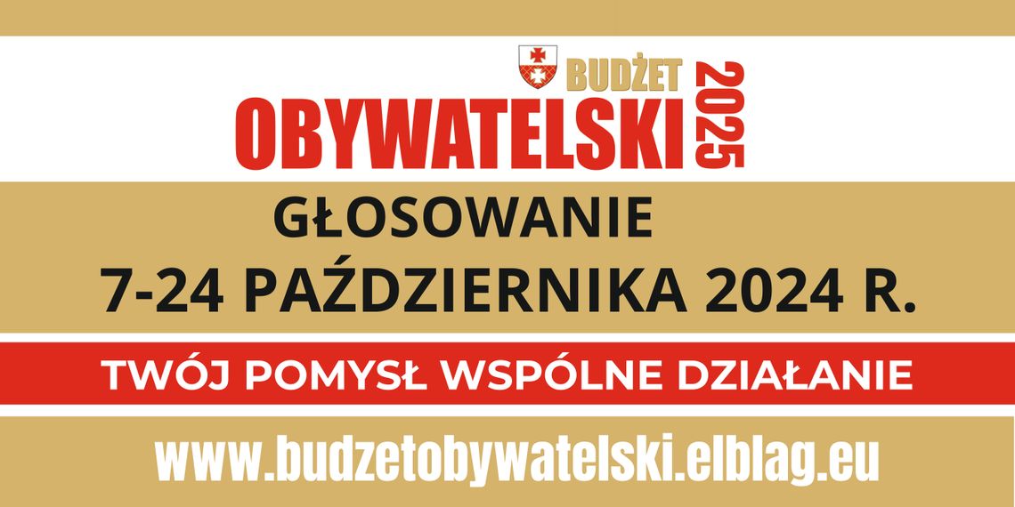 Budżet Obywatelski – głosowanie od 7 października
