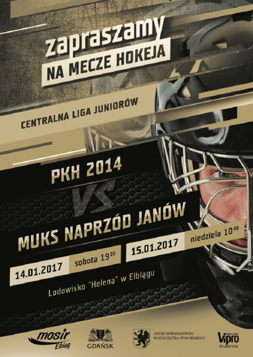 Centralna Liga Juniorów na elbląskim lodowisku Helena