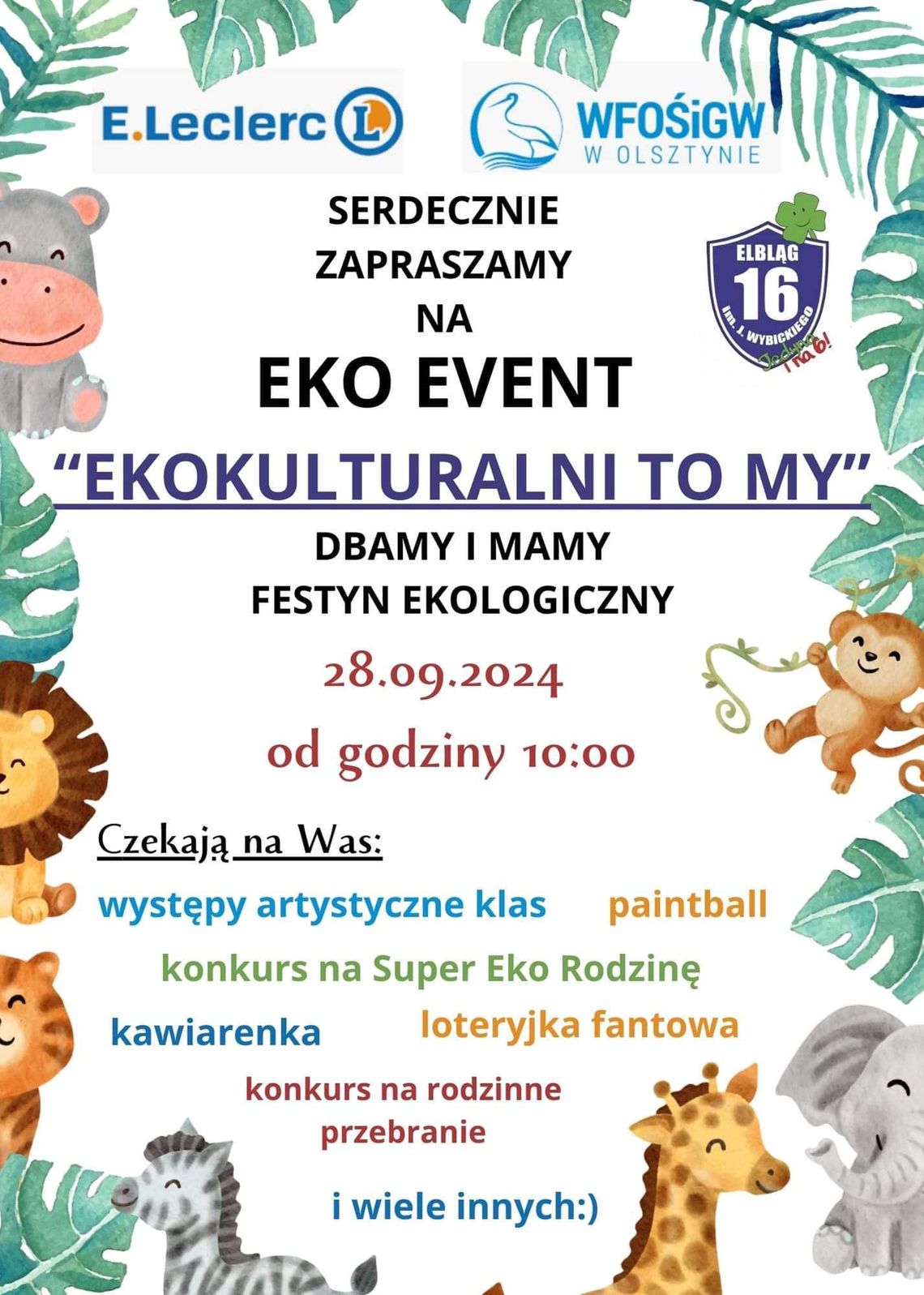 EKO EVENT "Ekokulturalni – to my dbamy i mamy" już wkrótce w Elblągu!