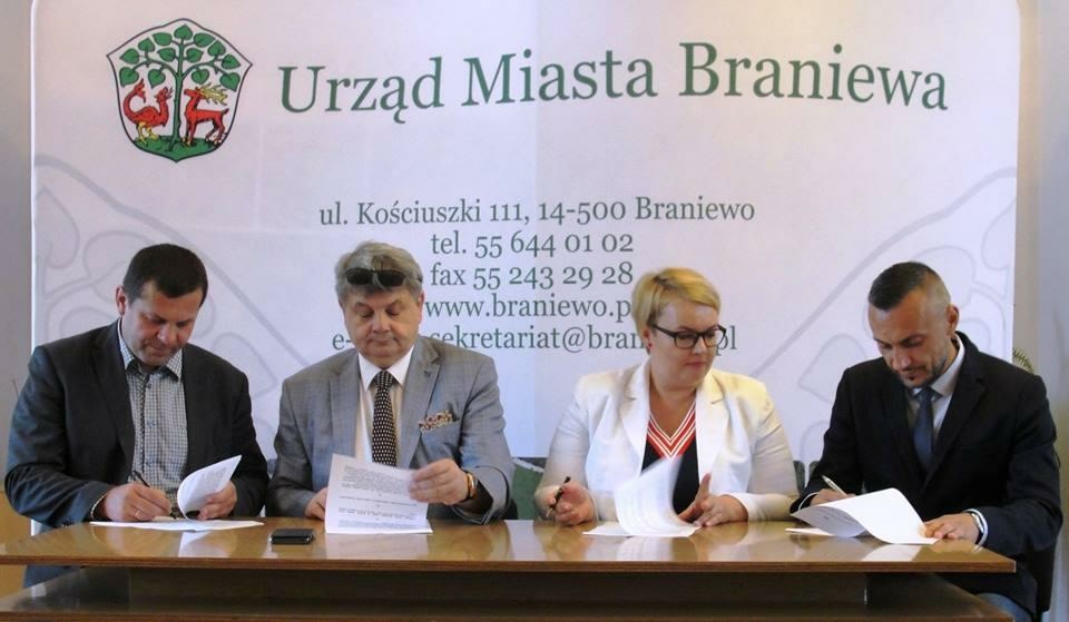 Gmina Miasta Braniewa otrzymała 200 tyś zł na budowę mostu od Powiatu 