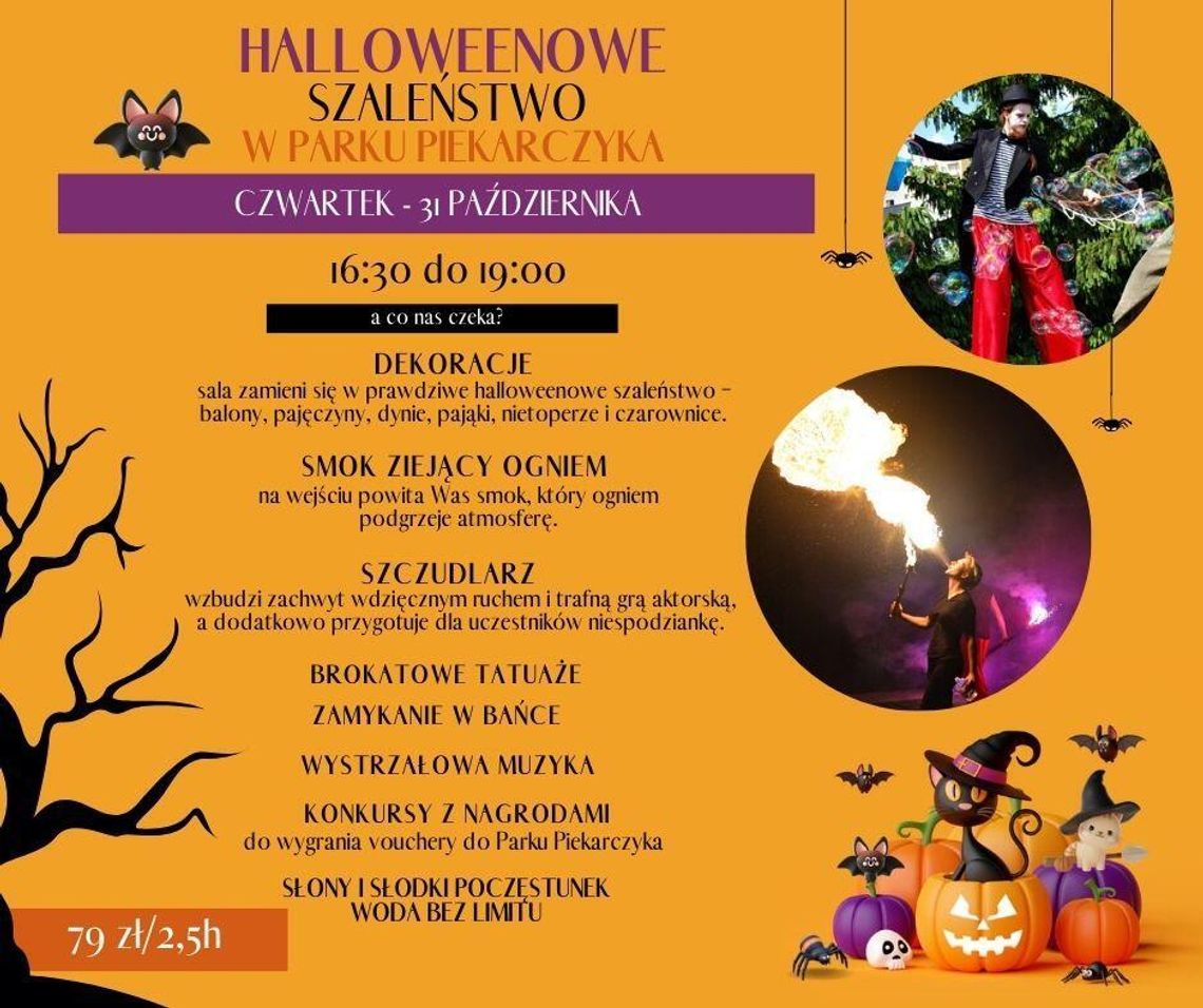 Halloweenowe szaleństwo w Parku Piekarczyka – Nie Przegap!