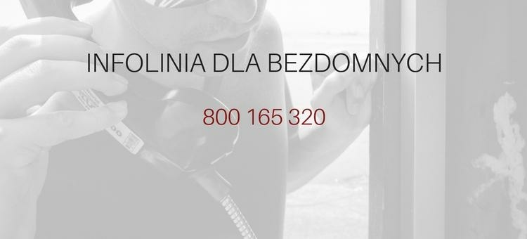 Infolinia dla bezdomnych