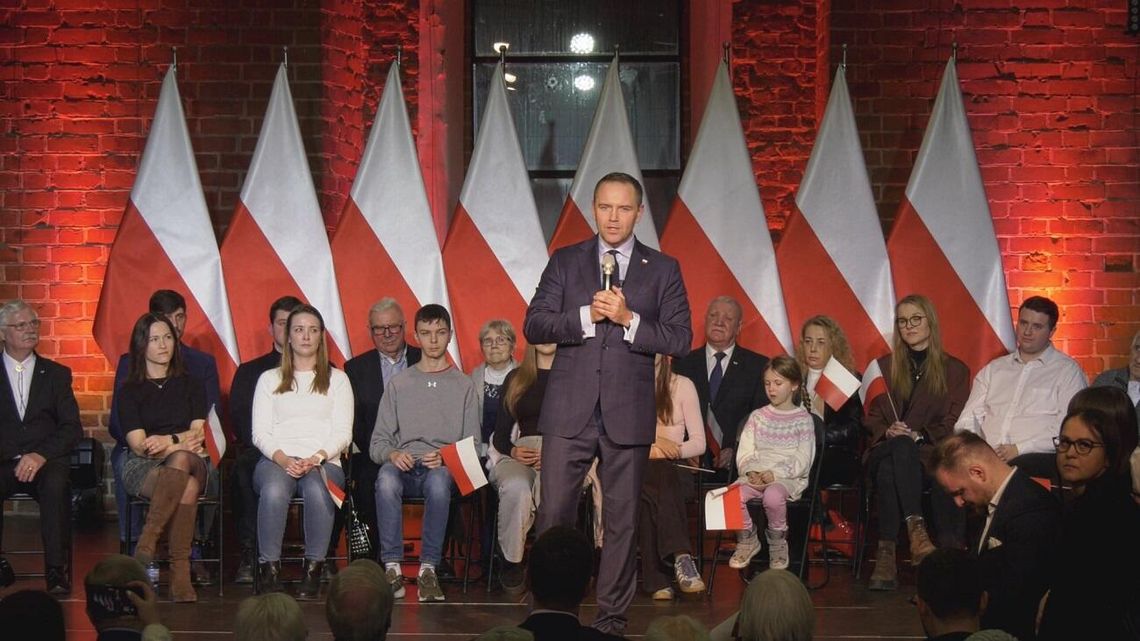 Karol Nawrocki w Elblągu: "Czuję się tutaj jak w domu" [WIDEO]