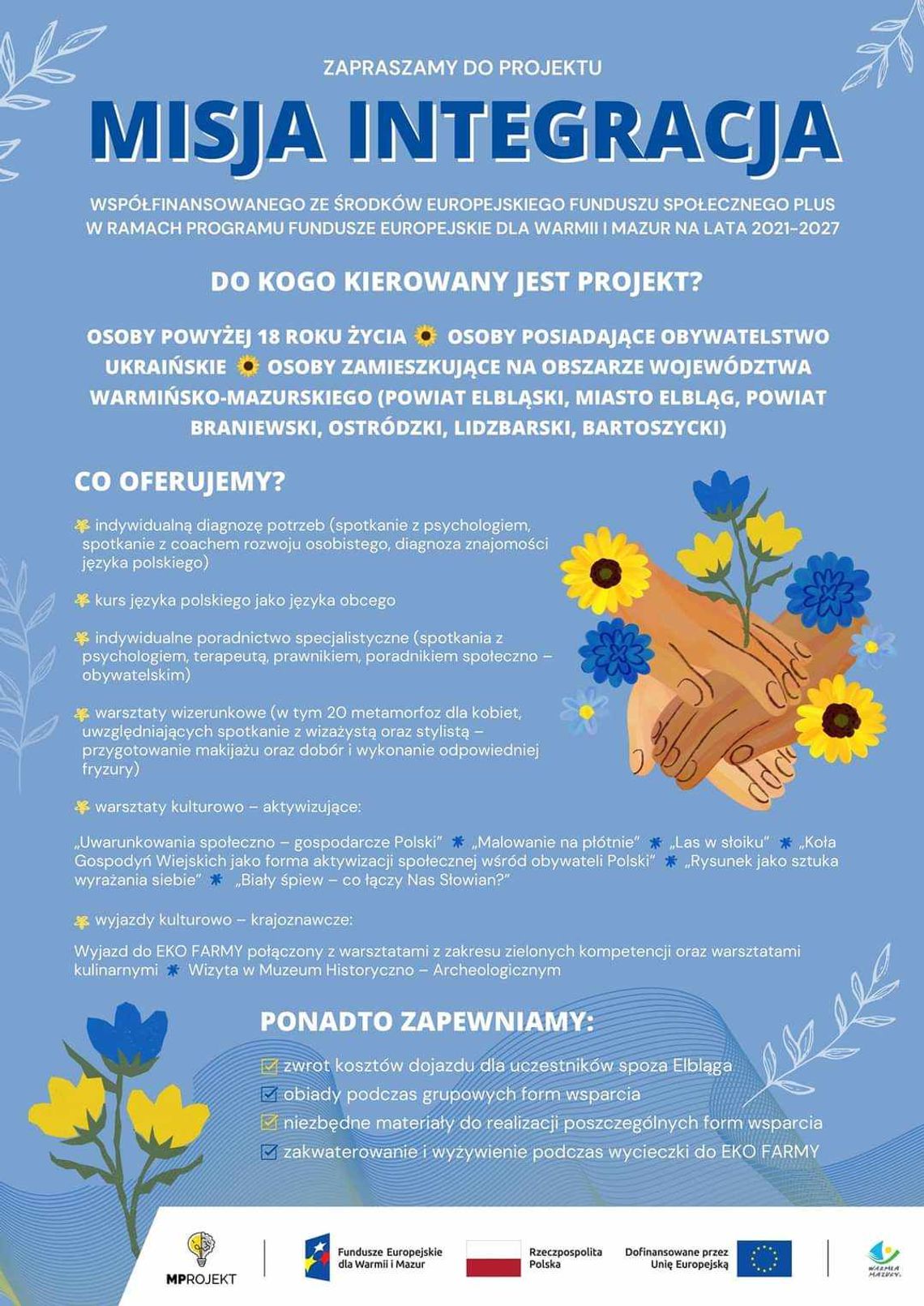 "Misja Integracja" – Nowy projekt wspierający obywateli Ukrainy.