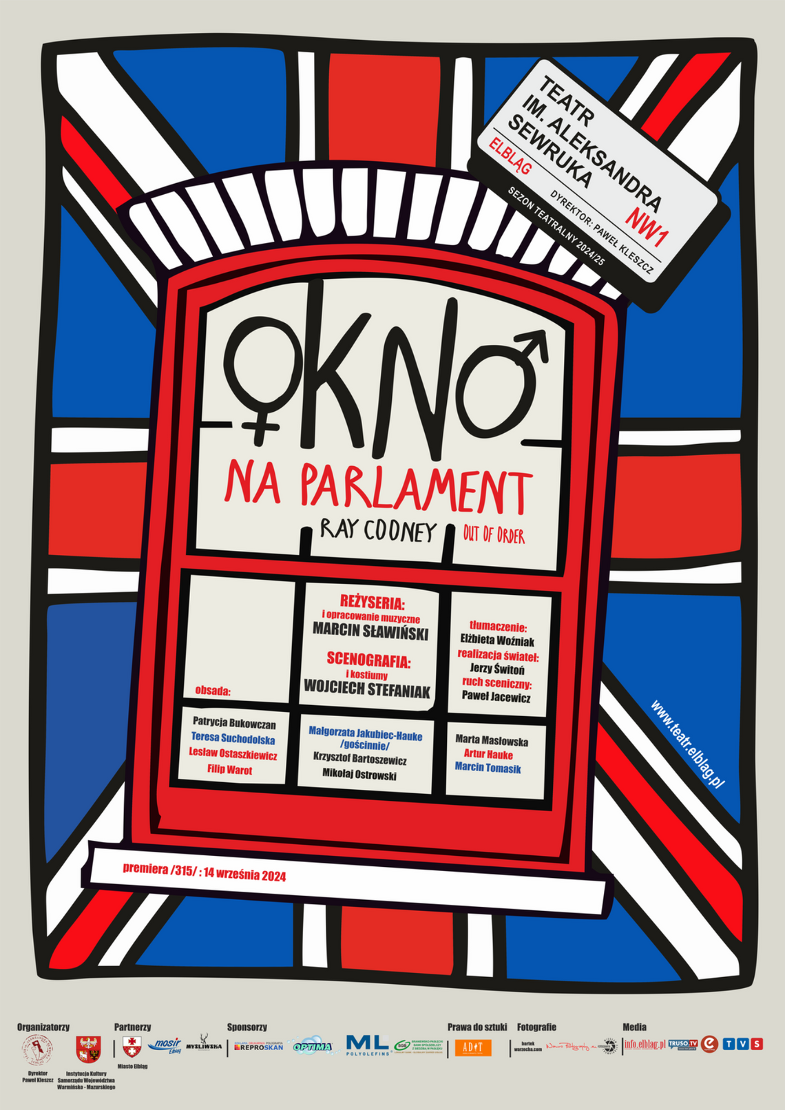 "Okno na parlament" w elbląskim teatrze