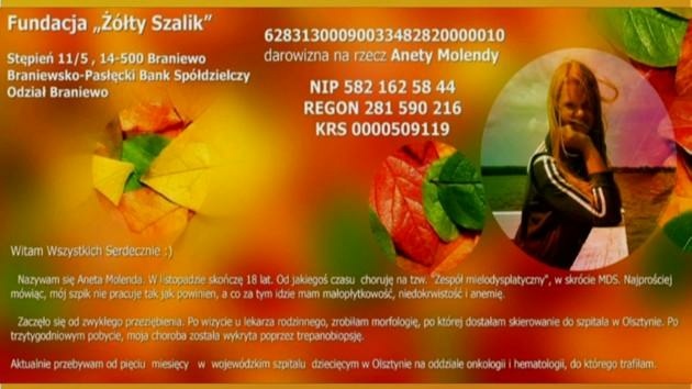 Pozytywna pomoc dla Anety Pozytywna pomoc dla Anety