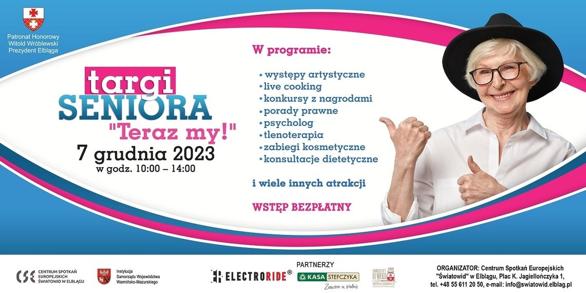 Targi Seniora „Teraz My!” w elbląskim Światowidzie