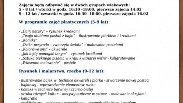 Warsztaty plastyczne Warsztaty plastyczne