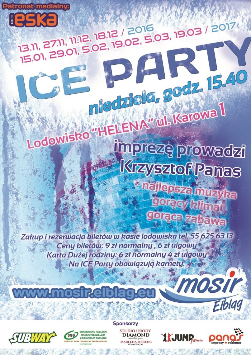 Zmiana godzin Ice Party